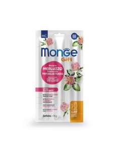 Monge Gift Soft Sticks Cat Adult Dorsz z czerwoną...