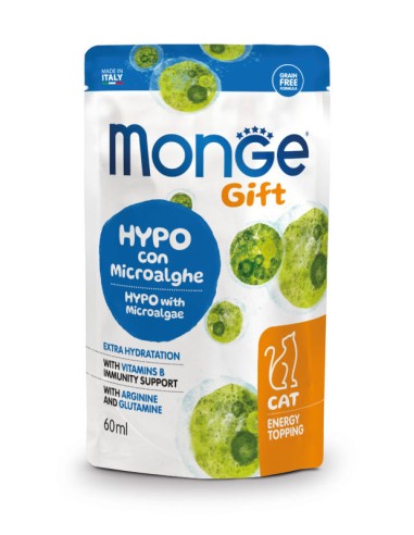 Monge Gift Energy Topping Cat Hypo mit Mikroalgen 60 ml