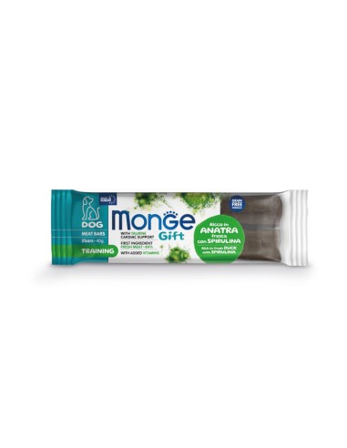 Monge Gift Meat Bars Dog Adult Duck with spirulina 40g