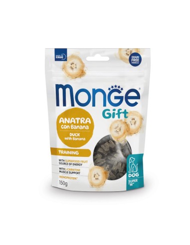 Monge Gift Super "M" Dog Adult Ente mit Banane 150g