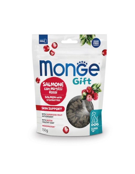 Monge Gift Super "M" Dog Adult Salmon with cranberries 150g