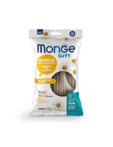 Monge Gift Dental sticks Dog Senior Kaninchen mit Kamille 210g