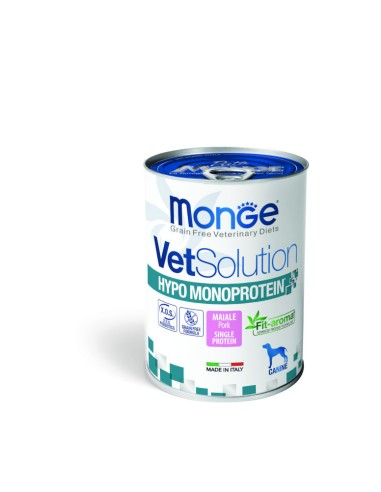 MONGE VETSOLUTION DOG- HYPO MONOPROTEIN PORK 400g