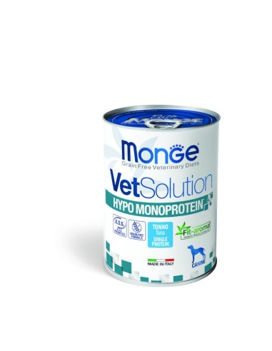 MONGE VETSOLUTION DOG- HYPO MONOPROTEIN THUNFISCH 400g