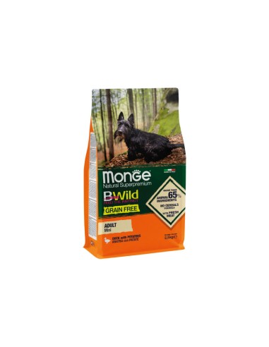 BWILD GRAIN FREE MINI ADULT ERWACHSENE ENTE MIT KARTOFFEL 2,5 kg