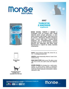 MONGE NATURAL TUNA WITH ANCHOIS IN GALLERY 80G 2