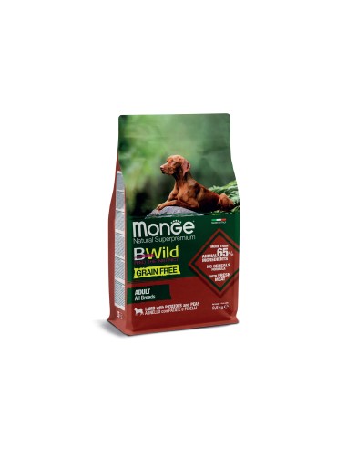 BWILD GRAIN FREE DOG JAGNIĘCINA Z GROSZKIEM I ZIEMNIAKAMI 2,5KG