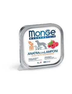MONGE DOG FRUIT ENTE MIT HIMBEERE 150g 2