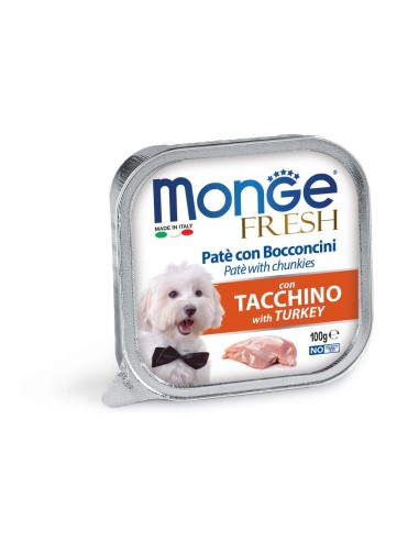 MONGE FRESH PATE WITH TURKEY 100g