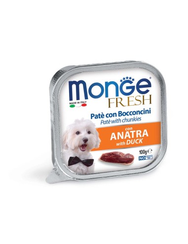 MONGE FRESH PATE MONGE MIT ENTE 100g