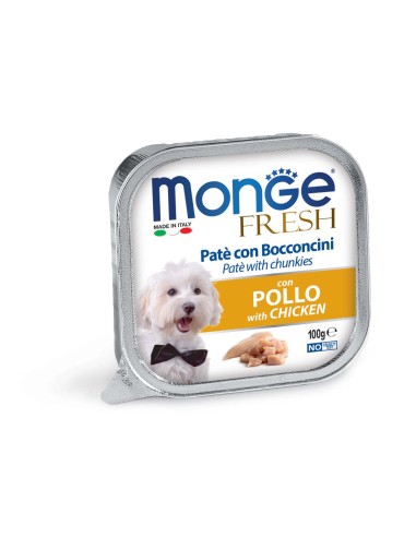 MONGE FRESH PATE WITH CHICKEN 100g