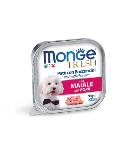 MONGE FRESH PATE MIT SCHWEINEFLEISCH 100g