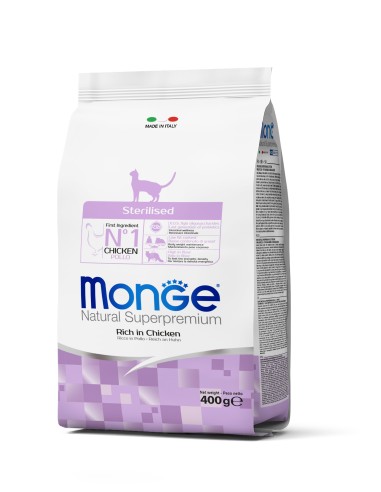 MONGE STERILIZED CHICKEN 400g MONGE.SHOP MONGE.SHOP