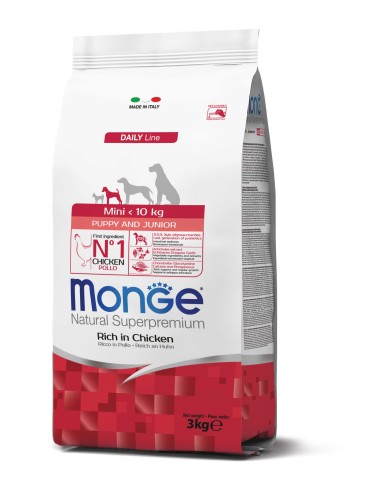 MONGE MINI PUPPY & JUNIOR 3KG