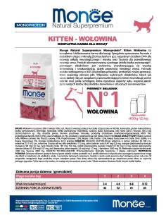OUTLET KITTEN Rind 400g 2
