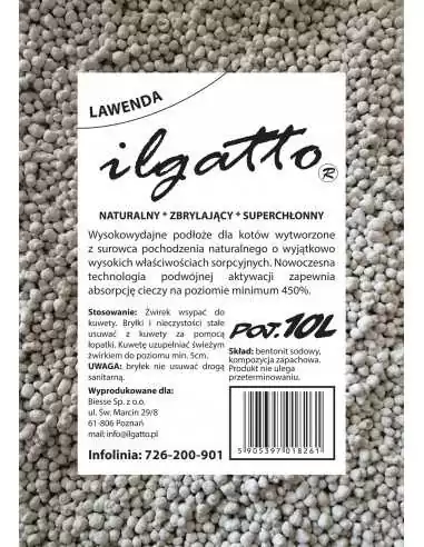 outlet Ilgatto litter 10l - lavender