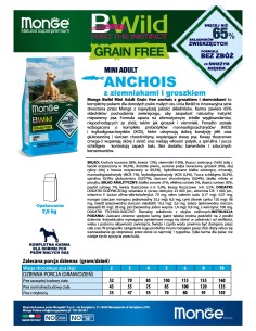 OUTLET BWILD GRAIN FREE MINI ADULT ANCHOIS Z ZIEMNIAKAMI... 2