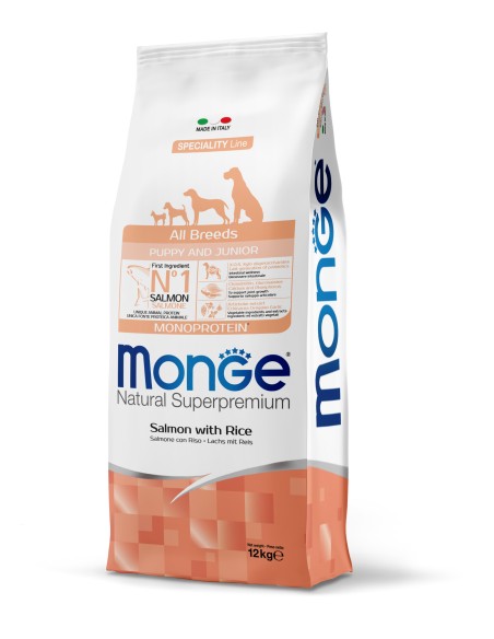 OUTLET PUPPY SALMON WITH RICE 12KG