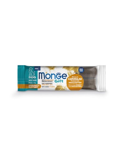 OUTLET Monge Gift Meat Bars Dog Adult Królik z...