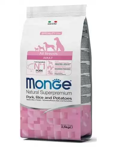 OUTLET DOG ADULT PORK WITH RICE AND POTATOES 2.5KG
