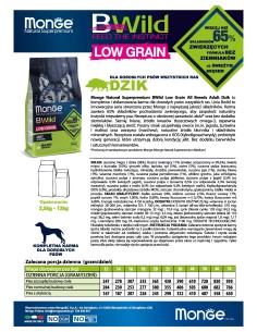 OUTLET BWILD ADULT DZIK 2,5 kg 2