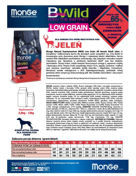 OUTLET BWILD ADULT REH 2,5 kg