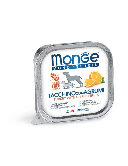 OUTLET MONGE DOG FRUIT INDYK Z OWOCAMI CYTRUSOWYMI 150g