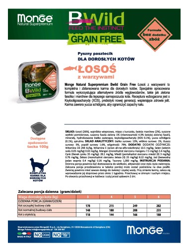 OUTLET BWILD GRAIN FREE PASZTET Z ŁOSOSIEM 100g