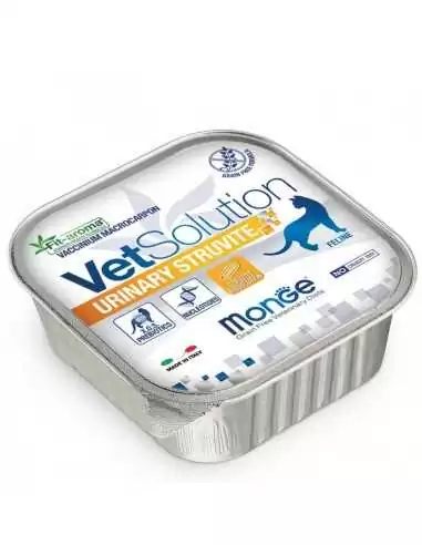 OUTLET MONGE VETSOLUTION CAT-URINARY STRUVITE 100G