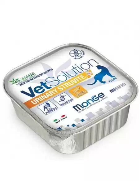 OUTLET MONGE VETSOLUTION CAT-URINARY STRUVITE 100G