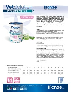 MONGE VETSOLUTION DOG- HYPO MONOPROTEIN SCHWEINEFLEISCH 400g 2