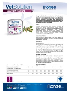 OUTLET MONGE VETSOLUTION CAT- GASTROINTESTINAL 100G 2