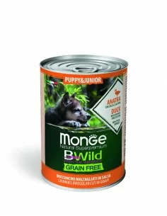 OUTLET MONGE BWILD GRAIN FREE PUPPY DUCK 400g