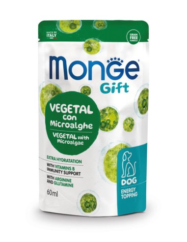 outlet Monge Gift Energy topping Dog Adult Plants with microalgae 60ml