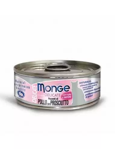 MONGE DELICATE CHICKEN WITH HAM 80G