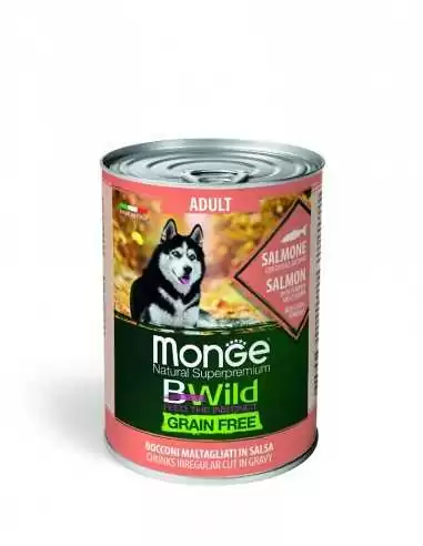 outlet MONGE BWILD GRAIN FREE SALMON 400g