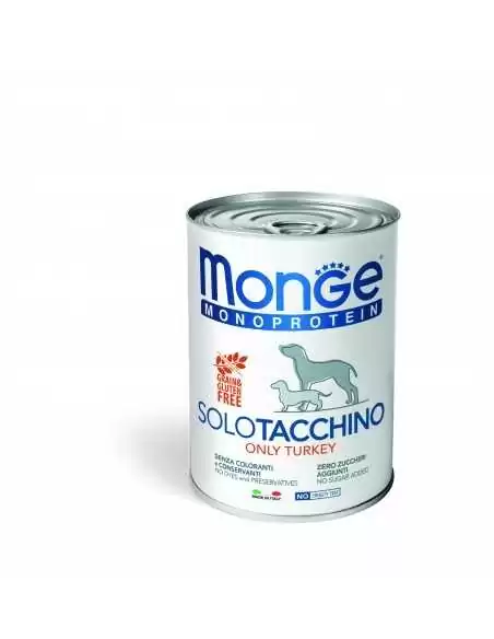 OUTLET MONGE DOG SOLO TURKEY 400g