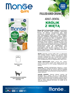 Monge Gift Dental Filled and Crunchy Cat Adult Rabbit... 2