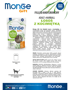 Monge Gift Filled and Crunchy Cat Hairball Łosoś z... 2