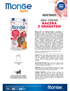 Monge Gift Meat Minis Cat Sterilised Ente mit Granatapfel... 2