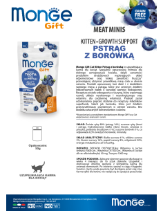 Monge Gift Meat Minis Kitten Forelle mit Preiselbeeren 50g 2