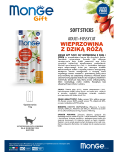 Monge Gift Soft Sticks Cat Adult Schweinefleisch mit... 2