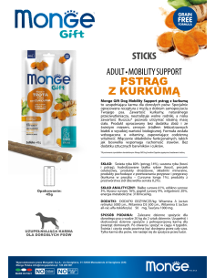 Monge Gift Sticks Dog Adult Forelle mit Kurkuma 45g 2