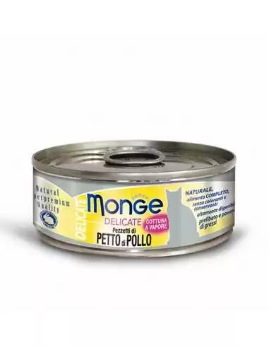 MONGE DELICATE PIERŚ KURCZAKA 80G