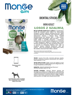 Monge Gift Dental sticks Dog Mini Adult Lachs mit Salbei... 2