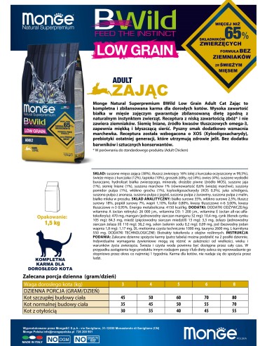 CAT BWILD ADULT HASE 1,5 kg