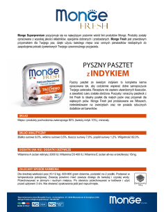 MONGE FRESH PATE WITH TURKEY 100g 2