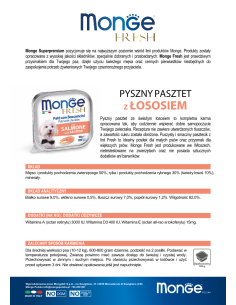 OUTLET MONGE FRESH PATE MIT LACHS 100g 2