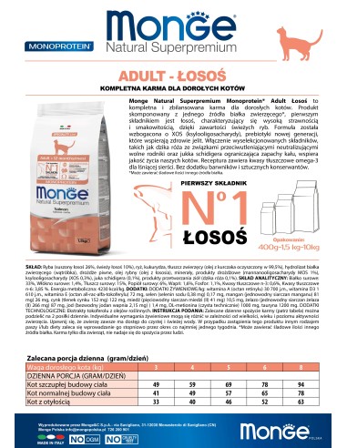 CAT ADULT ŁOSOŚ 10kg