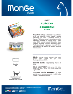 MONGE FRUIT TUNA MIT FRUCHT 80G 2
